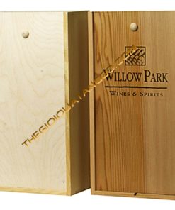 Hộp Rượu Gỗ Đôi Nắp Trượt